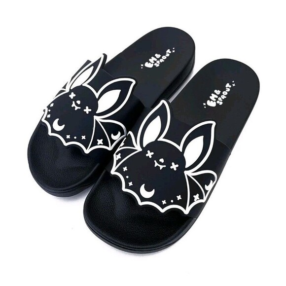 em sprout Bat Slides Sandals Shoes Size 9 (40) - Picture 1 of 8